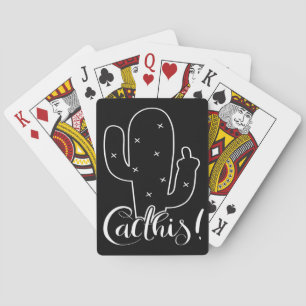 Cactus Plant Playing Cards