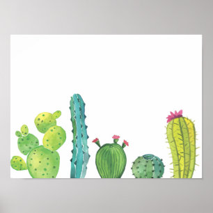cactus plant poster