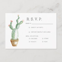 Cactus Planter | Watercolor RSVP