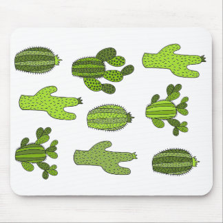 Cactus Plants, Botanical, Cute Cactus, Gardening Mouse Pad