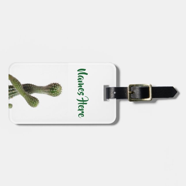 Cactus Plants Photo  Custom Luggage Tag (Front Horizontal)