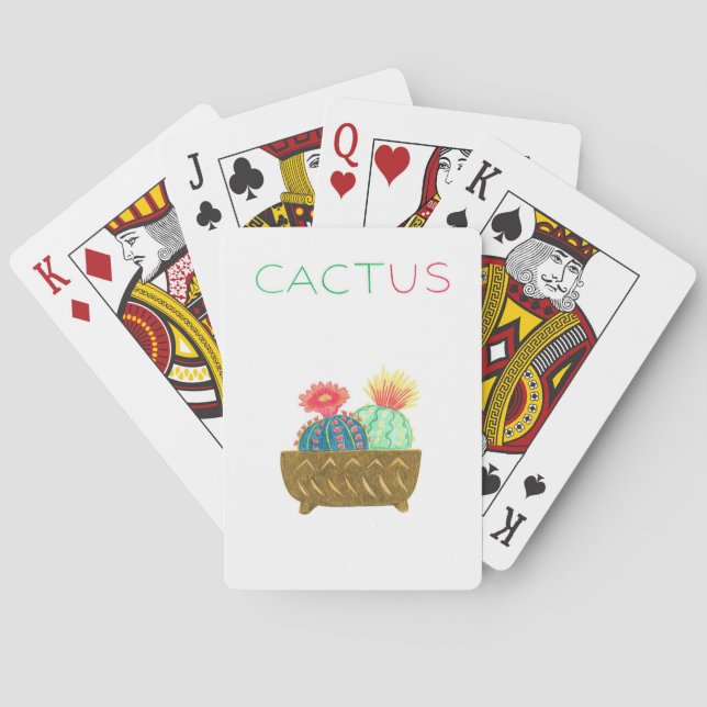 Cactus Playing Cards (Back)