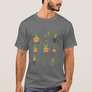 Cactus Prickly Saguaro Pear Barbary Fig Golden Bar T-Shirt