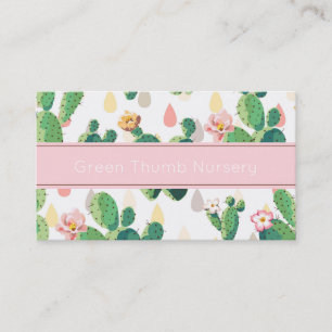 Cactus Print Business Card