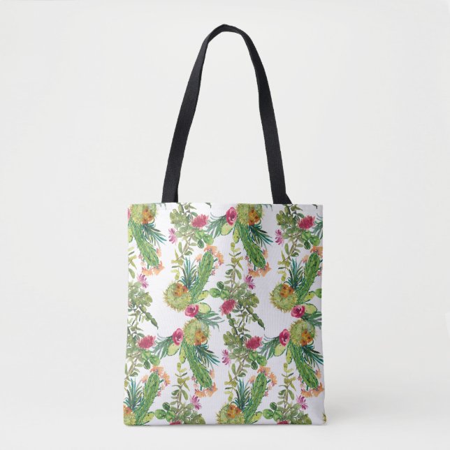 Cactus Print Tote (Front)