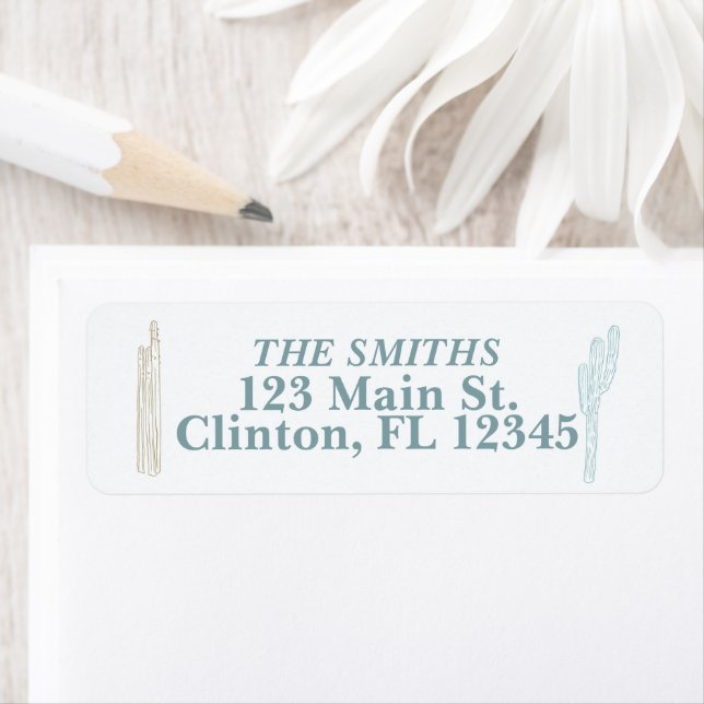 Cactus Return Address Labels  (Insitu)