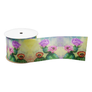 Cactus Satin Ribbon