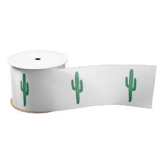 cactus satin ribbon