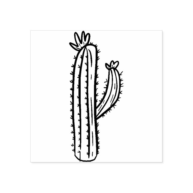 Cactus Scrapbooking Rubber Stamp (Imprint)