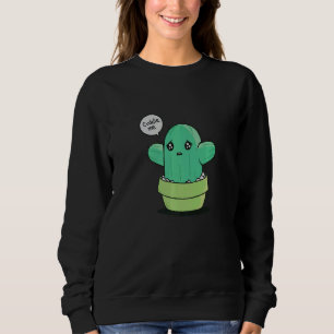 Cactus Serape Cute Cactus plants  Mexican Fiesta Sweatshirt