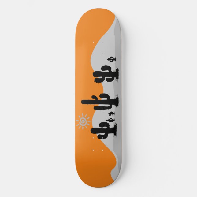 Cactus Skateboard Deck (Front)
