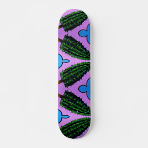 Cactus skateboard. skateboard