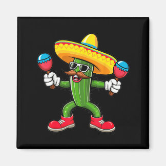 Cactus Sombrero Cinco De Mayo Mexican Cactus Party Magnet