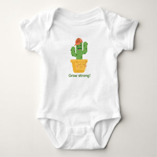 Cactus son and Mum plant Baby Bodysuit