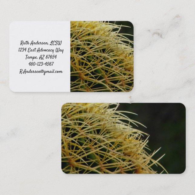 Cactus Spikes Business Card (Front/Back)