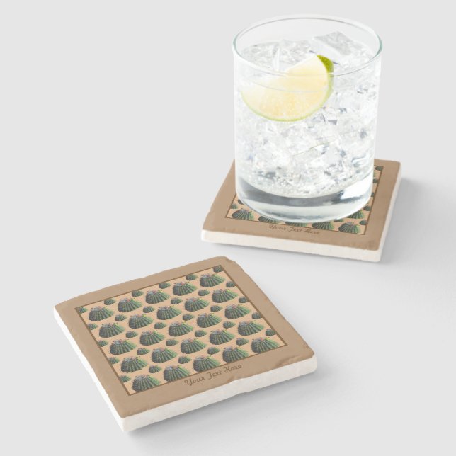 Cactus Stone Coaster (Side)