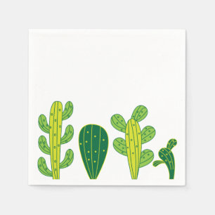 Cactus Succulent Cacti Party Napkin