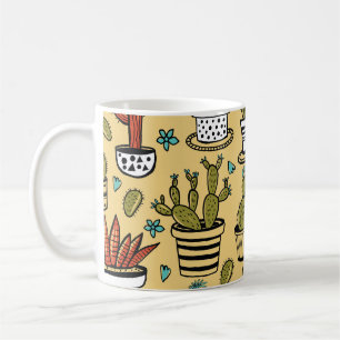 Cactus Succulent: Hand Drawn Sketch Coffee Mug