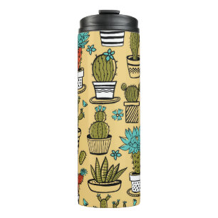 Cactus Succulent: Hand Drawn Sketch Thermal Tumbler