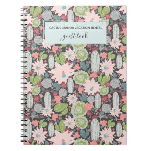 Cactus Succulent Plants Vacation Rental Guest Book