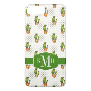 Cactus & Succulent Polk Dot Pattern Case-Mate iPhone Case