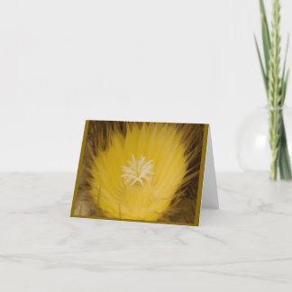 Cactus thank you card