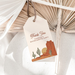 Cactus Themed Bachelorette Thank You Tags