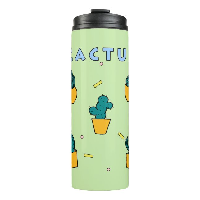 Cactus Thermal Tumbler (Front)