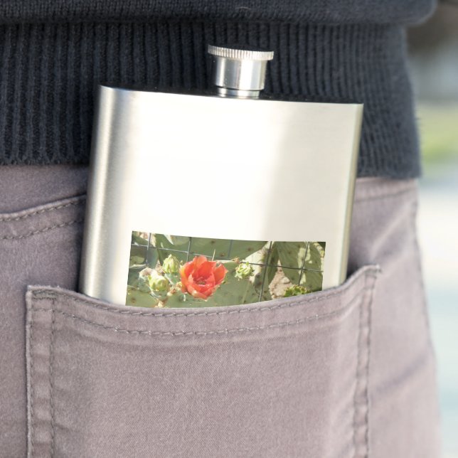 Cactus Tough and Beautiful stainless steel flask (In Situ)