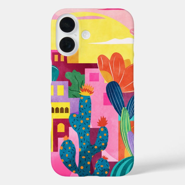Cactus Town Case-Mate iPhone Case (Back)