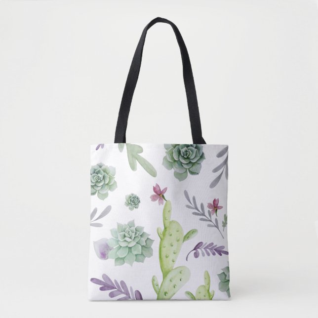 Cactus Variety Tote Bag (Front)