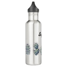 Cactus water bottle mug