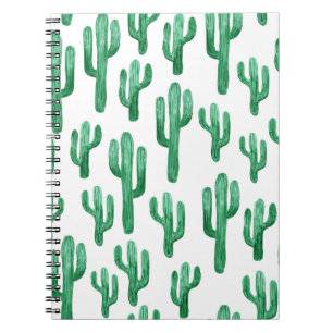 Cactus watercolor: hand-drawn illustration notebook