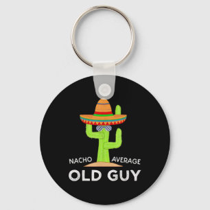Cactus Wearing A Wide Brimmed Hat Old Guy Humour S Key Ring