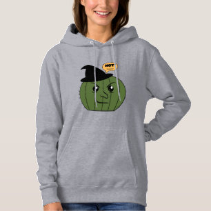Cactus Witch "Not a Hugger"  Halloween Hoodie