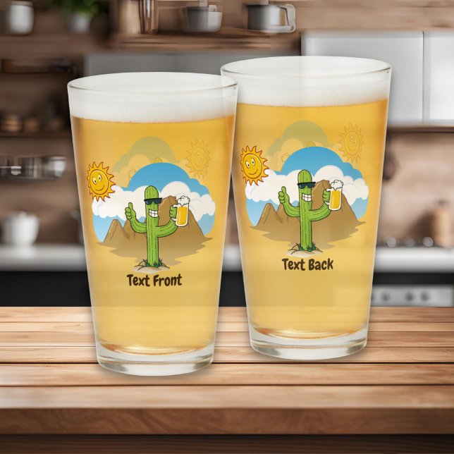 Cactus with Beer Glass (Creator Uploaded)