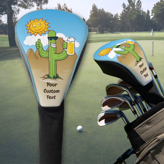Cactus with Beer Golf Head Cover (Creator Uploaded)