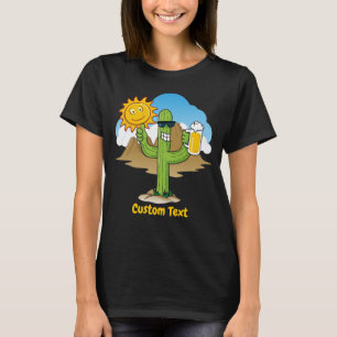 Cactus with Beer T-Shirt