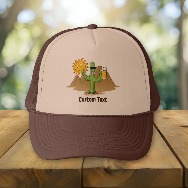 Cactus with Beer Trucker Hat (Creator Uploaded)