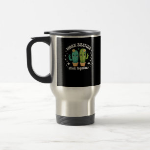 Cactus Work Bestie Job Office Best Friend Women's Travel Mug
