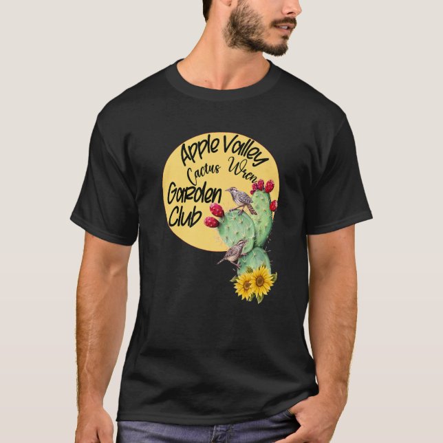 Cactus Wren Garden T-Shirt (Front)
