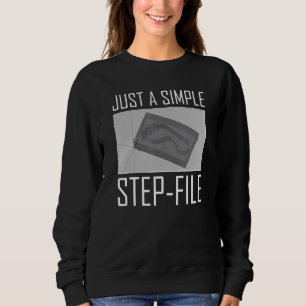 Cad Cam Cnc Programmer Machining Mechanic Sweatshirt