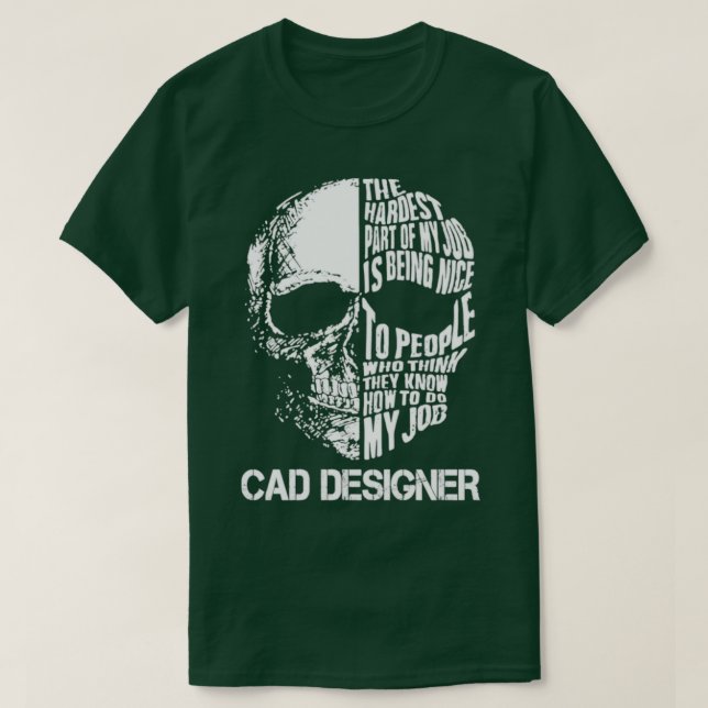 Cad Designer T-Shirt (Design Front)