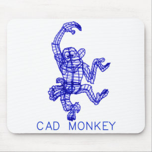CAD MONKEY MOUSE PAD