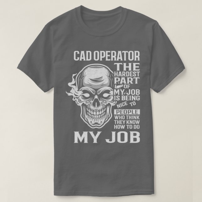 Cad Operator T-Shirt (Design Front)