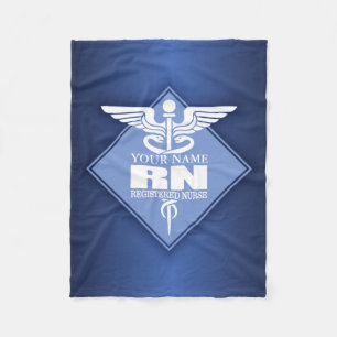 Cad RN (diamond) personalised Fleece Blanket