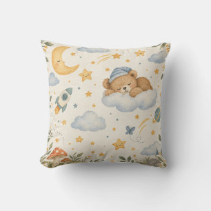 Cadbeary Throw Pillow