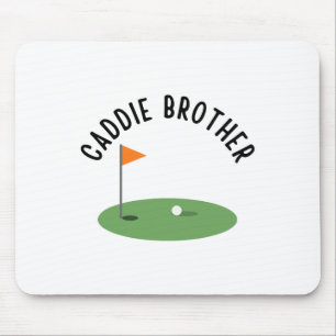 Caddie Brother Cute Matching Birthday Golf Party  Mouse Pad
