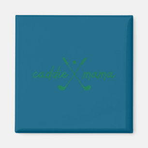 Caddie mama cute golfing golfer mum golf 1st magnet