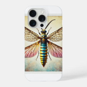 Caddisfly dorsal view 020924IREF221 - Watercolor iPhone 15 Pro Case